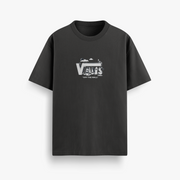 Skate Deck Black Oversized 240 GSM Tee