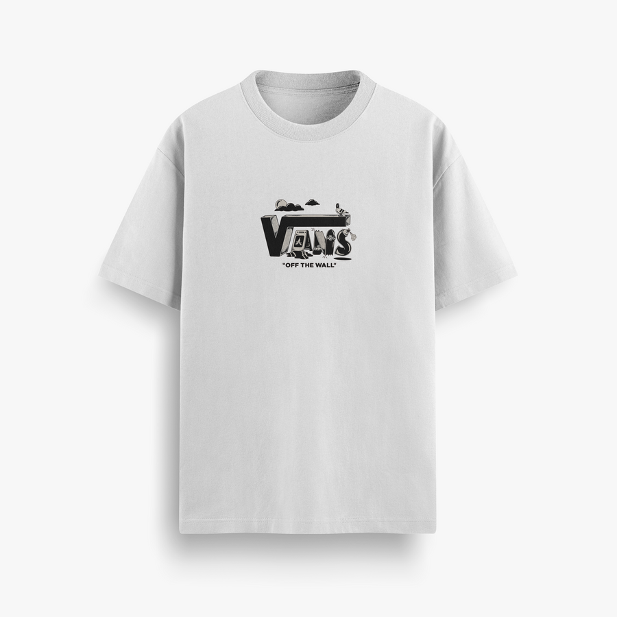Vans 50 Years White Oversized 240 GSM Tee