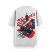 Max Verstappen Speed Off-White Oversized 240 GSM Tee