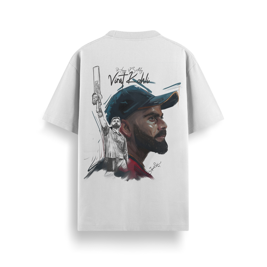 King Kohli 240 GSM Oversized Tee