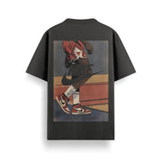 Court Legend Black Oversized 240 GSM Tee