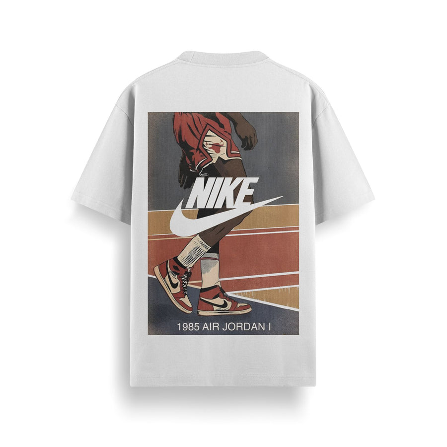 Court Legend White Oversized 240 GSM Tee