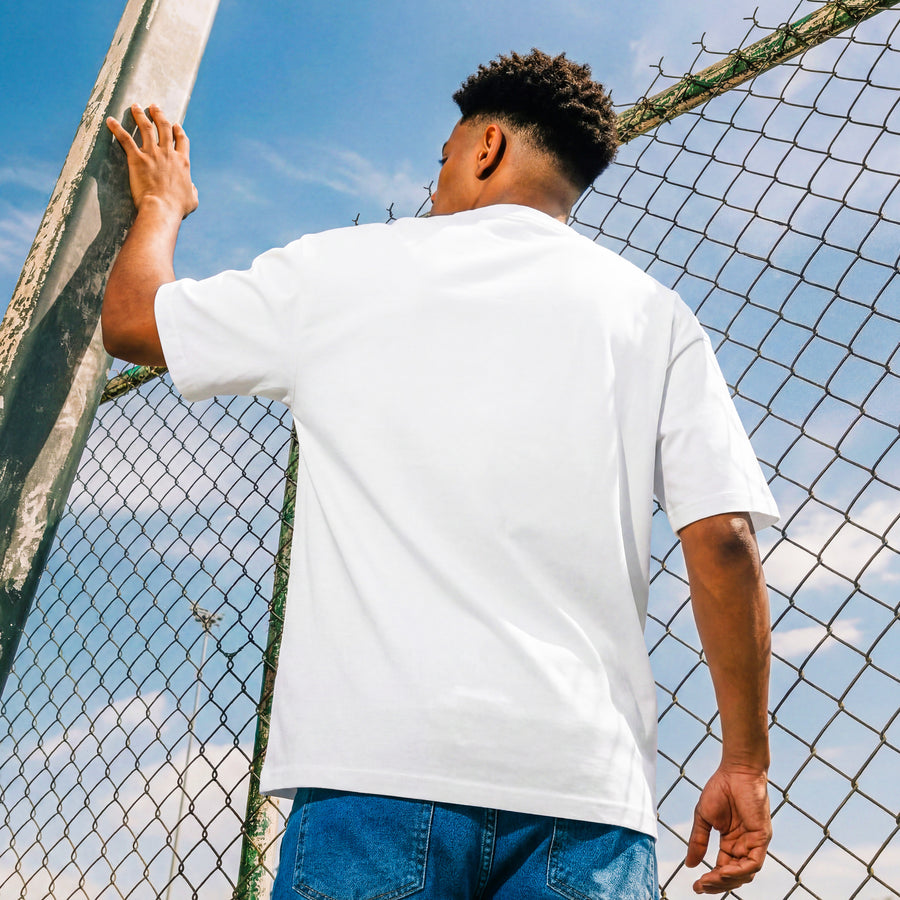 Off White Oversized 240 GSM Tee
