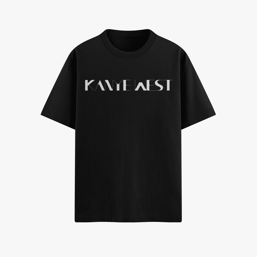 Kanye Signature Black Oversized 240 GSM Tee