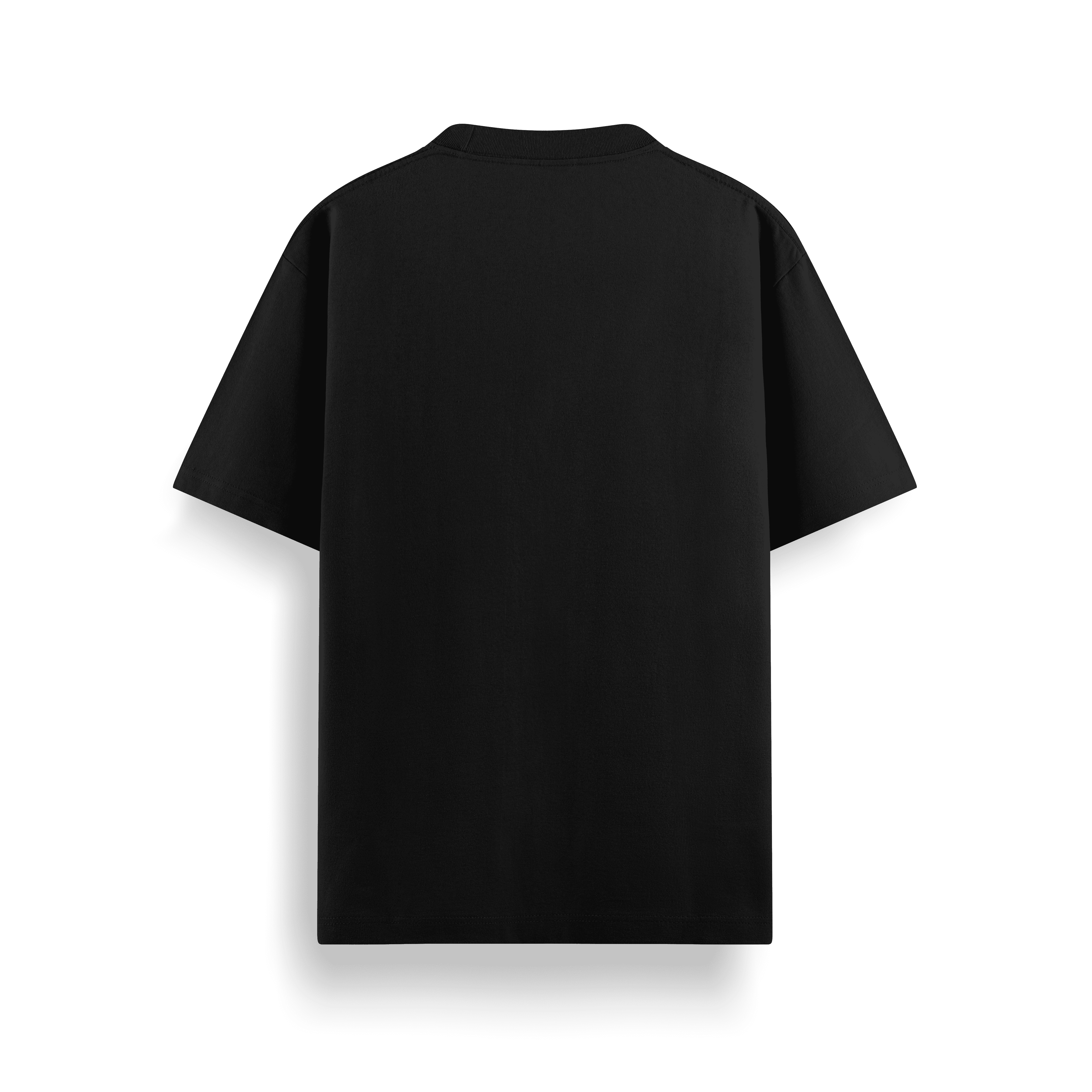 Kanye Bubble Logo Black Oversized 240 GSM Tee