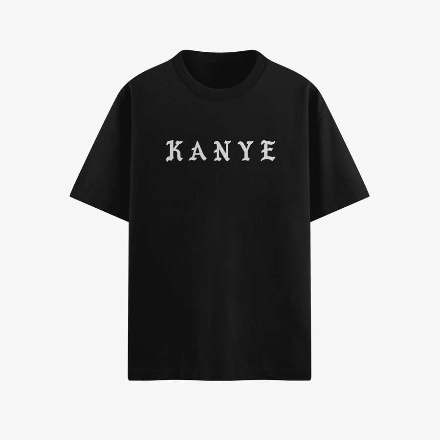 Kanye Loves Kanye Black Oversized 240 GSM Tee