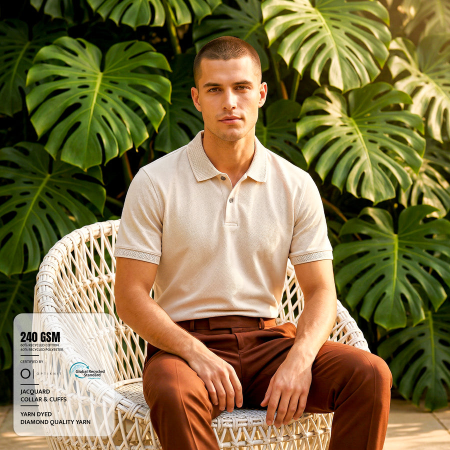 Sand Beige 240 GSM Polo