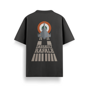 Dassault Rafale Runway Black Oversized 240 GSM Tee