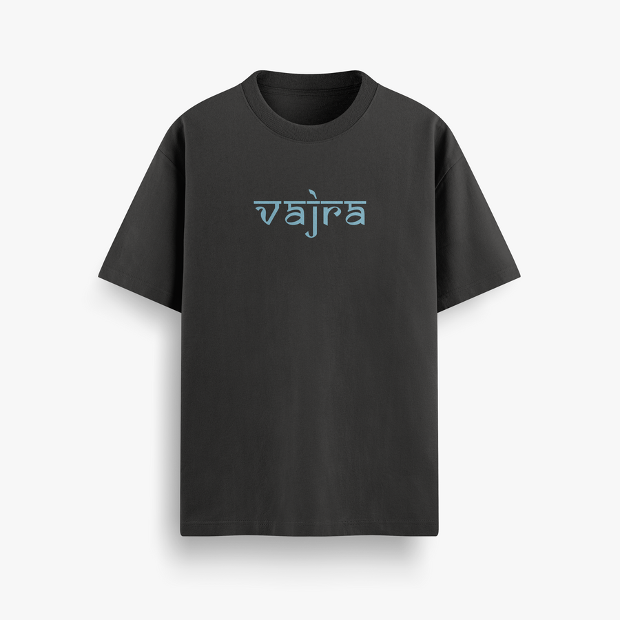 Vajra Black Oversized 240 GSM Tee
