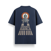 Dassault Rafale Runway Navy Oversized 240 GSM Tee