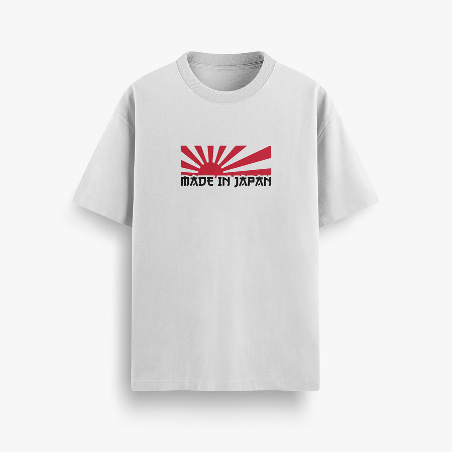 Supra Rising Sun White Oversized 240 GSM Tee