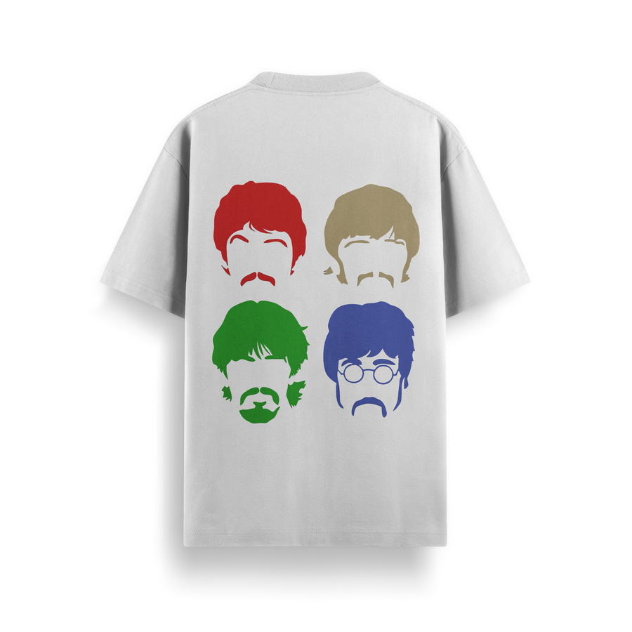 The Beatles – Pop Icons Tee (White Edition)
