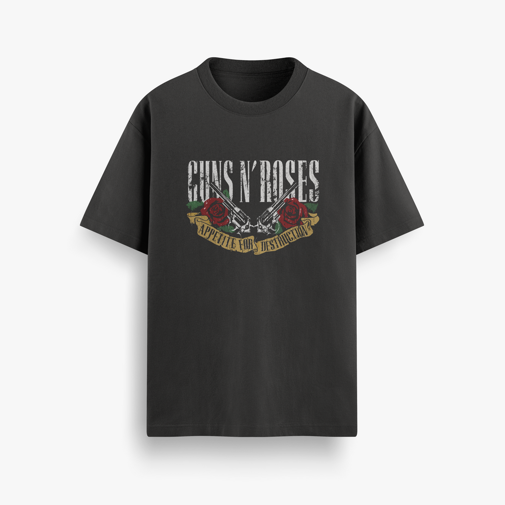 Robert Williams Tシャツ Guns N' Roses Guns N' Roses - Appetite For Destruction Oversized 240 GSM Tee