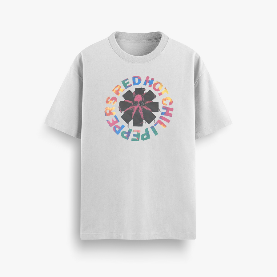 Red Hot Chili Peppers – Classic Logo Tee (White)