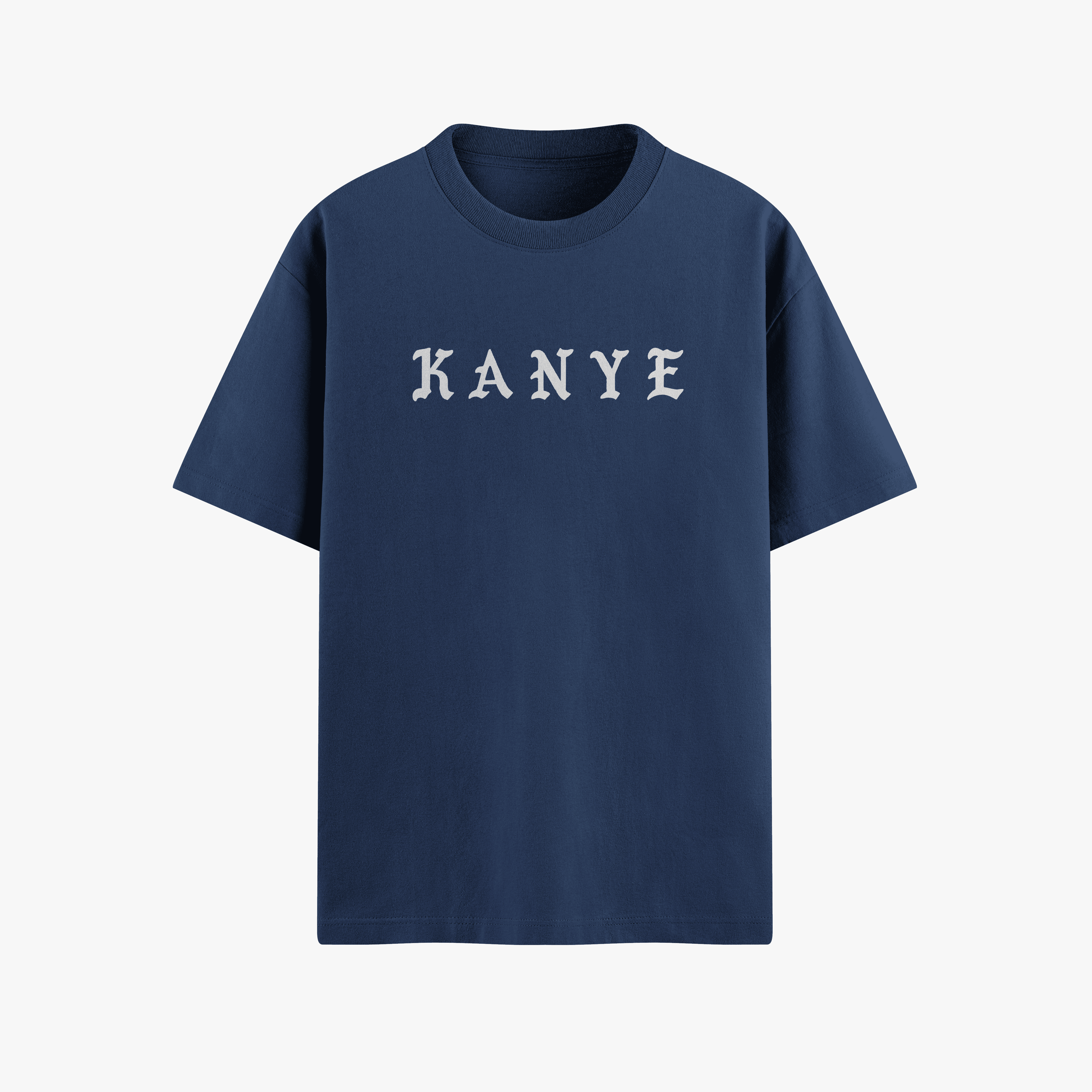 Kanye Loves Kanye Navy Oversized 240 GSM Tee