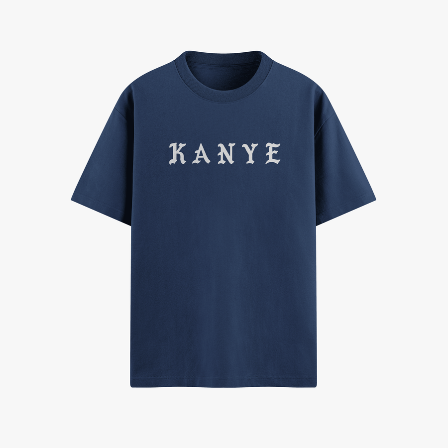 Kanye Loves Kanye Navy Oversized 240 GSM Tee