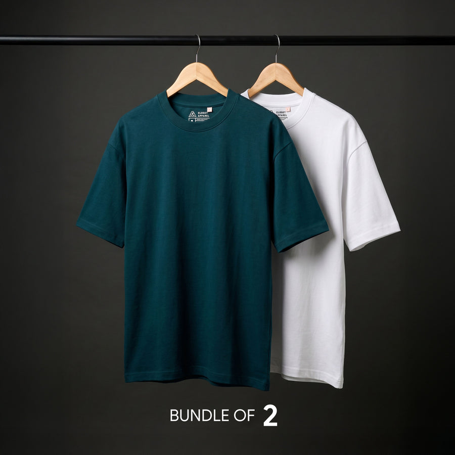 Bundle of 2 Oversized Tees (240 GSM)
