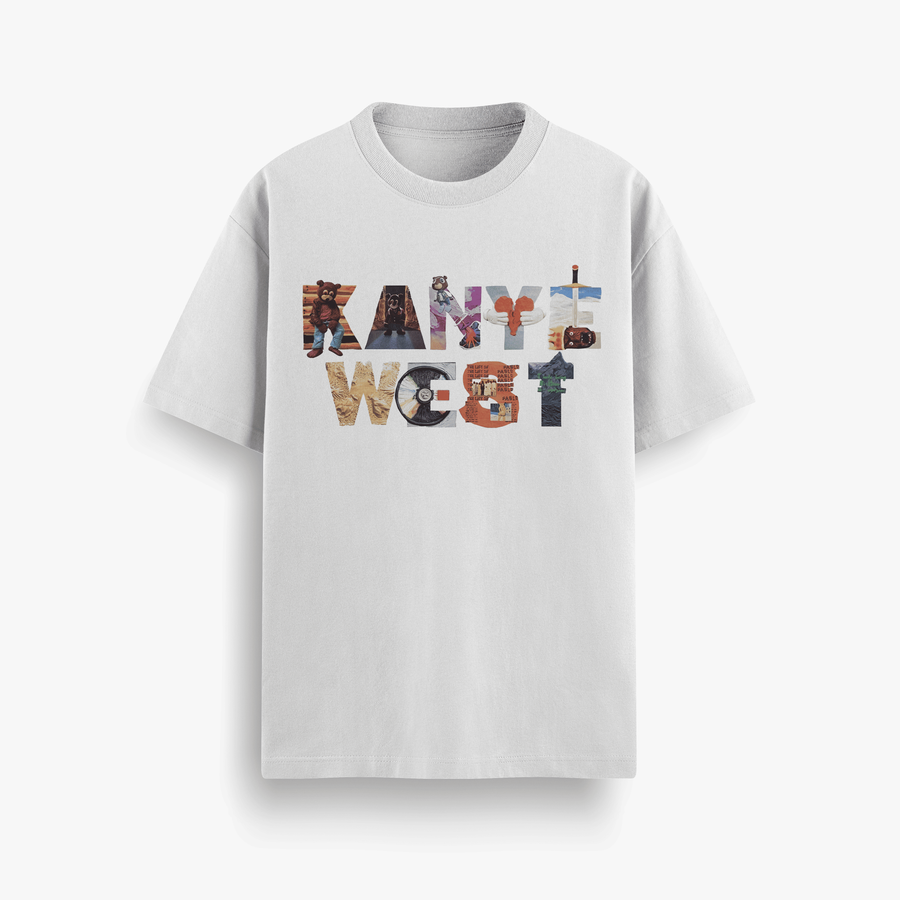 Kanye Masterpiece White Oversized 240 GSM Tee