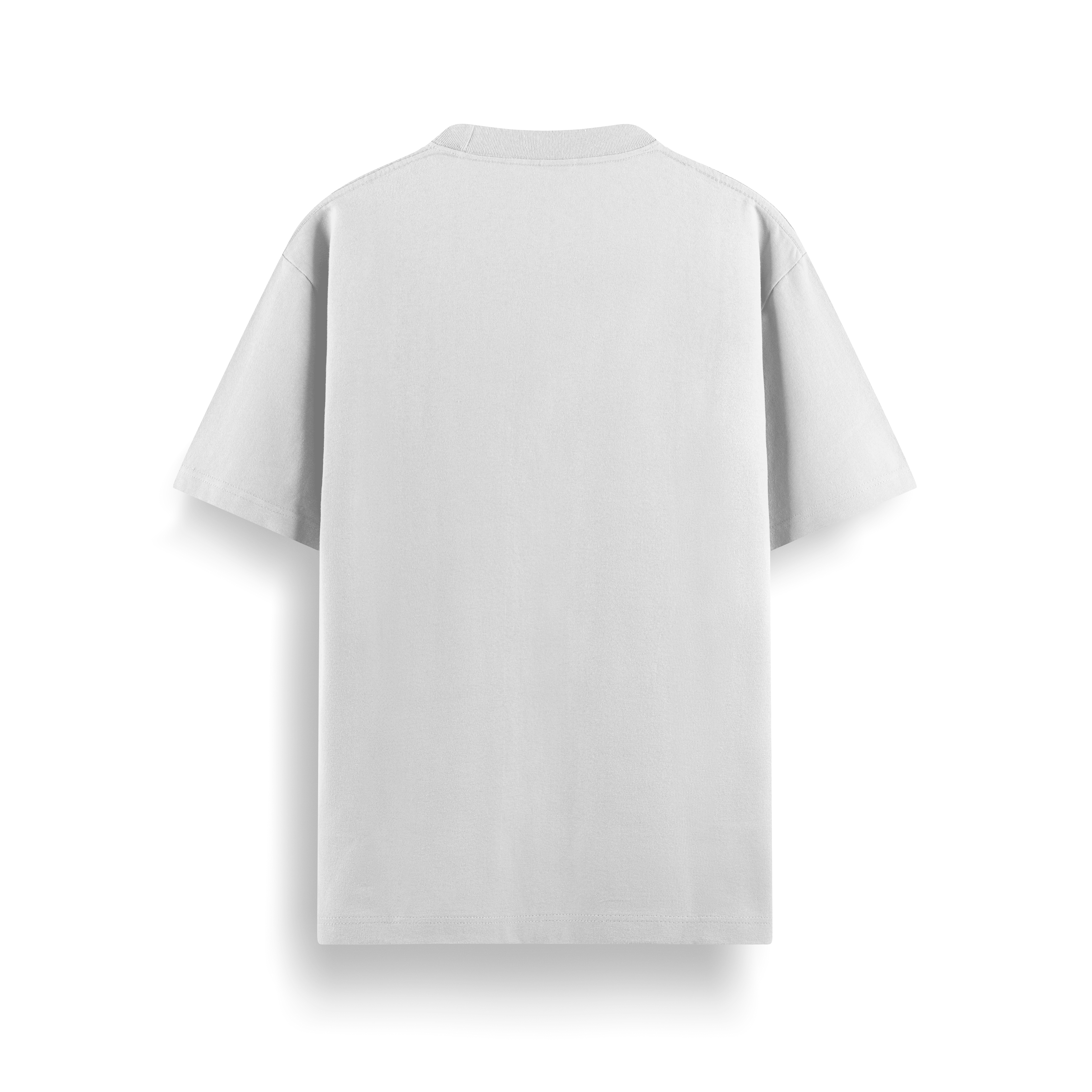 Kanye Bubble Logo White Oversized 240 GSM Tee