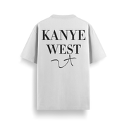 Kanye Signature White Oversized 240 GSM Tee