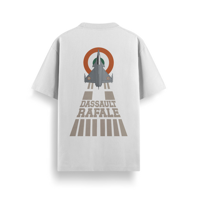 Dassault Rafale Runway Off White Oversized 240 GSM Tee