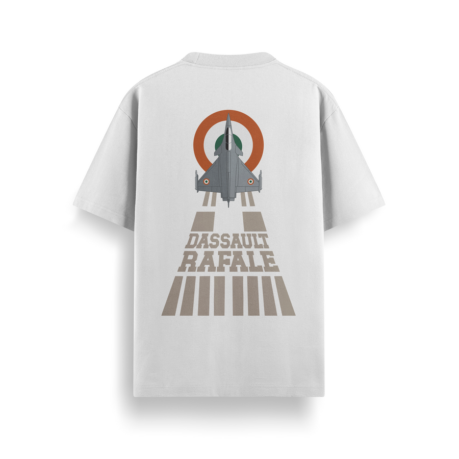 Dassault Rafale Runway Off White Oversized 240 GSM Tee