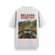 Belgian Grand Prix Off White Oversized 240 GSM Tee