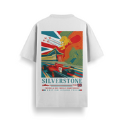 Silverstone Off White Oversized 240 GSM Tee