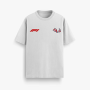 Silverstone Off White Oversized 240 GSM Tee