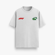 São Paulo GP Off White Oversized 240 GSM Tee
